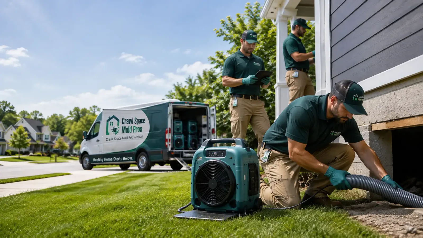 Crawl Space Mold Removal in Wildrose, ND